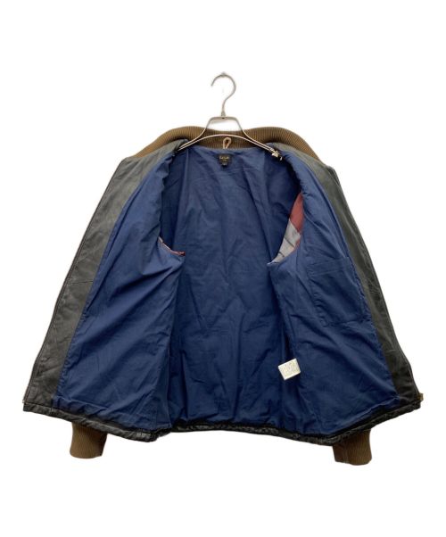 Paul Smith JEANS（ポールスミス ジーンズ）Paul Smith JEANS (ポールスミス ジーンズ) キルティングレザージャケット ブラック サイズ:Lの古着・服飾アイテム