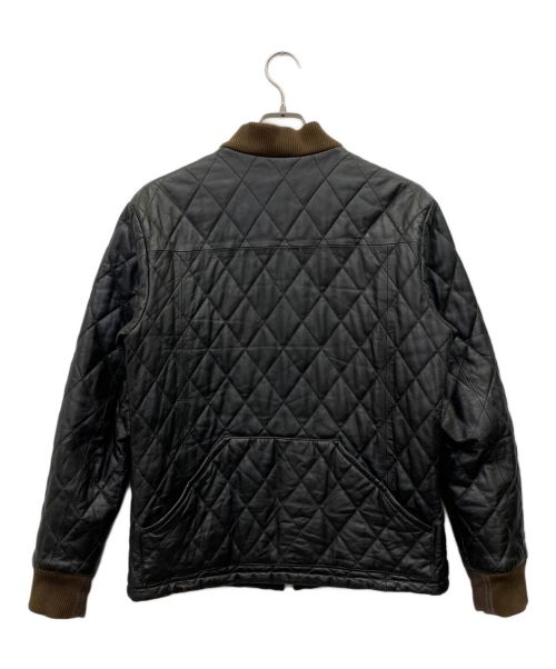 Paul Smith JEANS（ポールスミス ジーンズ）Paul Smith JEANS (ポールスミス ジーンズ) キルティングレザージャケット ブラック サイズ:Lの古着・服飾アイテム