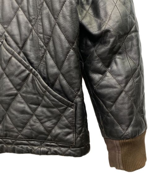 Paul Smith JEANS（ポールスミス ジーンズ）Paul Smith JEANS (ポールスミス ジーンズ) キルティングレザージャケット ブラック サイズ:Lの古着・服飾アイテム