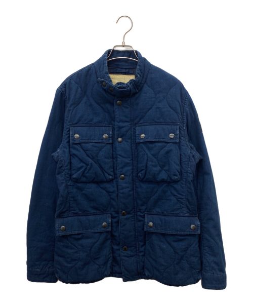 Denim & Supply Ralph Lauren（デニム＆サプライ ラルフローレン）Denim & Supply Ralph Lauren (デニム＆サプライ ラルフローレン) モーターサイクルジャケット ネイビー サイズ:Ｍの古着・服飾アイテム