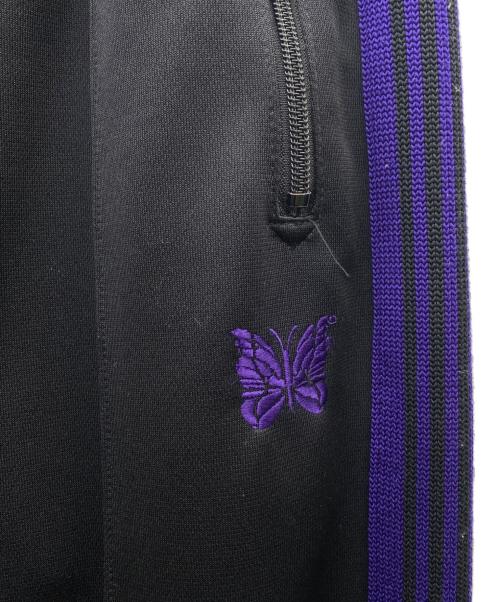 Needles（ニードルズ）Needles (ニードルズ) トラックパンツ ブラック×パープル サイズ:XSの古着・服飾アイテム