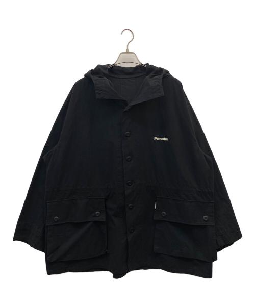 PERUSHU（ペルーシュ）PERUSHU (ペルーシュ) オーバーサイズスノーパーカー ブラック サイズ:Mの古着・服飾アイテム