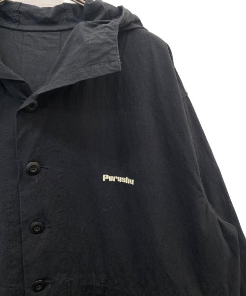 PERUSHU（ペルーシュ）PERUSHU (ペルーシュ) オーバーサイズスノーパーカー ブラック サイズ:Mの古着・服飾アイテム