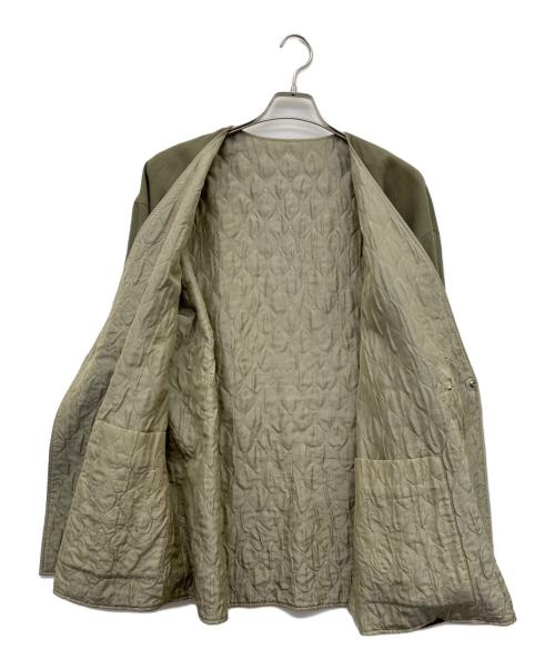 kijima takayuki（キジマタカユキ）kijima takayuki (キジマタカユキ) キルティングカディガン グリーン サイズ:4の古着・服飾アイテム