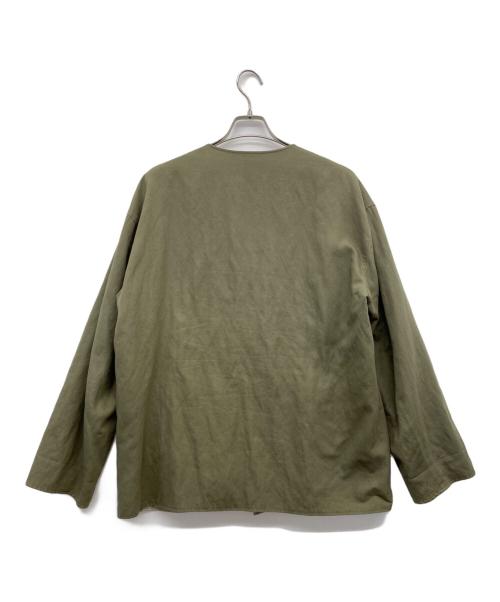 kijima takayuki（キジマタカユキ）kijima takayuki (キジマタカユキ) キルティングカディガン グリーン サイズ:4の古着・服飾アイテム