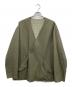 kijima takayuki（キジマタカユキ）の古着「キルティングカディガン」｜グリーン