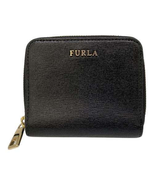 FURLA（フルラ）FURLA (フルラ) ラウンドファスナー財布 ブラックの古着・服飾アイテム