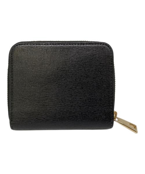 FURLA（フルラ）FURLA (フルラ) ラウンドファスナー財布 ブラックの古着・服飾アイテム