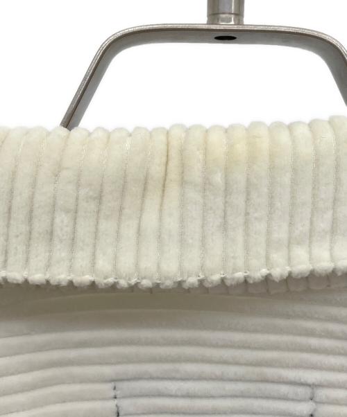 myne（マイン）myne (マイン) コーデュロイブルゾン ホワイト サイズ:Lの古着・服飾アイテム