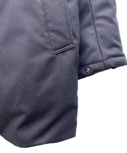 UNITED ARROWS（ユナイテッドアローズ）UNITED ARROWS (ユナイテッドアローズ) UASB ウール スタンドカラー ダウンジャケット ネイビー サイズ:Ｌの古着・服飾アイテム