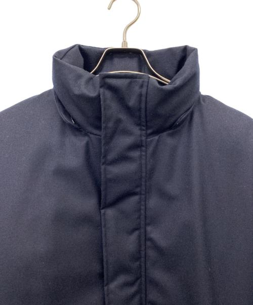 UNITED ARROWS（ユナイテッドアローズ）UNITED ARROWS (ユナイテッドアローズ) UASB ウール スタンドカラー ダウンジャケット ネイビー サイズ:Ｌの古着・服飾アイテム