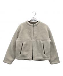 KIYOKO TAKASE（キヨコ タカセ）の古着「リバーシブルフェイクボア ブルゾン」｜ベージュ