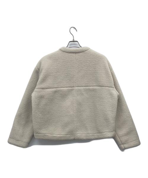 KIYOKO TAKASE（キヨコ タカセ）KIYOKO TAKASE (キヨコ タカセ) リバーシブルフェイクボア ブルゾン ベージュ サイズ:15の古着・服飾アイテム