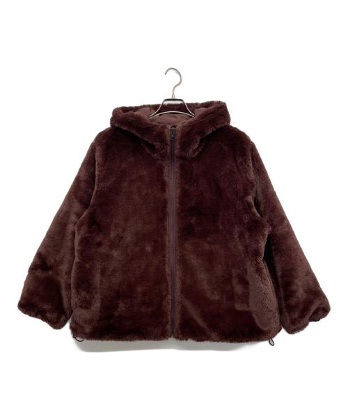 Gabardine K.T（ギャバシンケーティー）Gabardine K.T (ギャバシンケーティー) リバーシブル ファーブルゾン ブラウン サイズ:17＋の古着・服飾アイテム