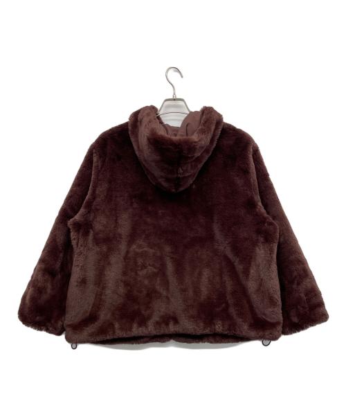 Gabardine K.T（ギャバシンケーティー）Gabardine K.T (ギャバシンケーティー) リバーシブル ファーブルゾン ブラウン サイズ:17＋の古着・服飾アイテム