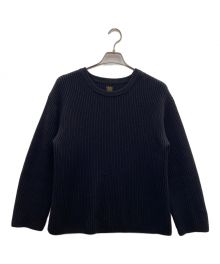 BATONER（バトナ―）の古着「クルーネックニット」｜ブラック