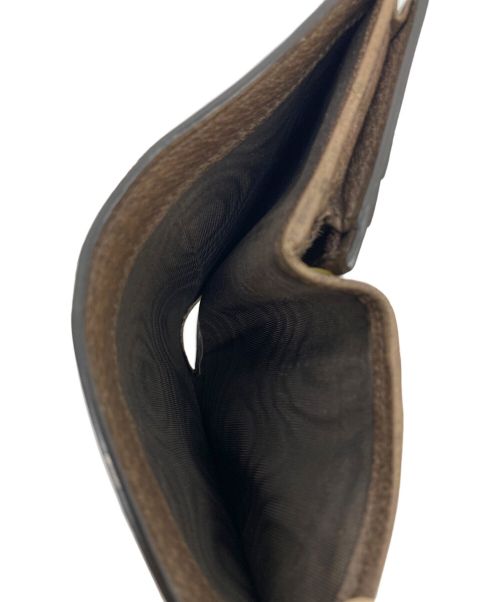 GUCCI（グッチ）GUCCI (グッチ) DISNEY (ディズニー) 2つ折り財布 ブラウンの古着・服飾アイテム