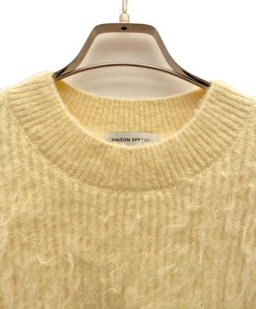 MAISON SPECIAL（メゾンスペシャル）MAISON SPECIAL (メゾンスペシャル) Shaggy Knit Pullover（シャギーニットプルーバー） アイボリー サイズ:FREEの古着・服飾アイテム