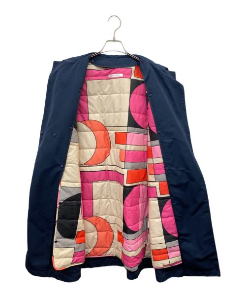 DoCLASSE（ドゥクラッセ）DoCLASSE (ドゥクラッセ) グログラン・Aラインコート ネイビー サイズ:13の古着・服飾アイテム