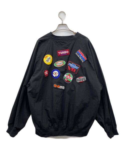 LA LQVING（-）LA LQVING (-) ナイロンプルオーバー ブラック サイズ:XLの古着・服飾アイテム