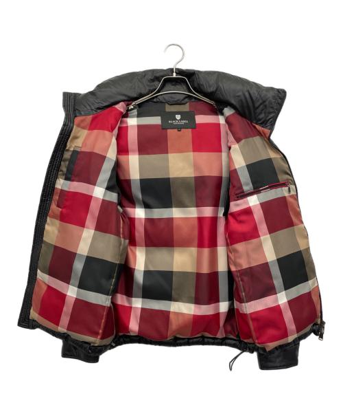 BLACK LABEL CRESTBRIDGE（ブラックレーベル クレストブリッジ）BLACK LABEL CRESTBRIDGE (ブラックレーベル クレストブリッジ) ダウンジャケット ブラック×レッド サイズ:Ｍの古着・服飾アイテム