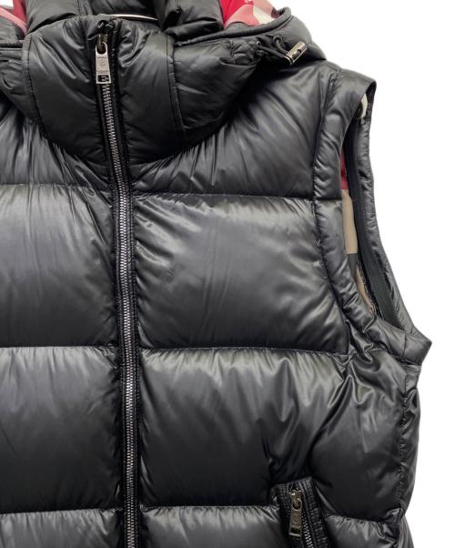 BLACK LABEL CRESTBRIDGE（ブラックレーベル クレストブリッジ）BLACK LABEL CRESTBRIDGE (ブラックレーベル クレストブリッジ) ダウンジャケット ブラック×レッド サイズ:Ｍの古着・服飾アイテム