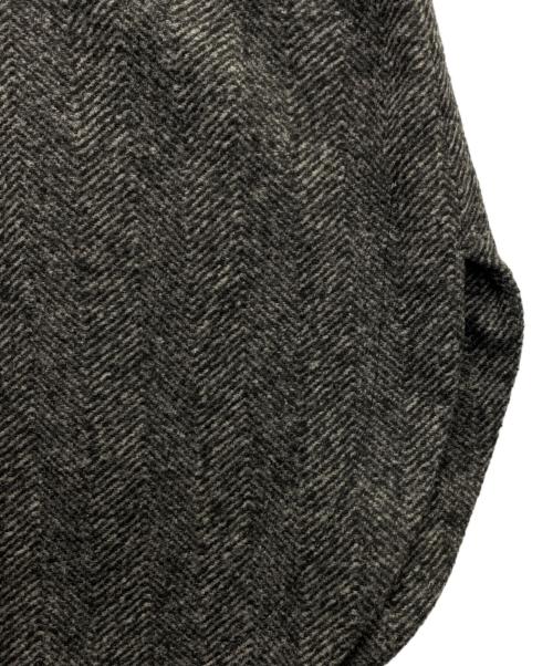 Spick and Span（スピック＆スパン）Spick and Span (スピックアンドスパン) Wスライバーヘリンボーンボリュームコート グレー サイズ:38の古着・服飾アイテム