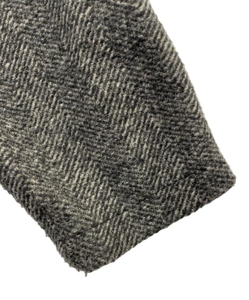 Spick and Span（スピック＆スパン）Spick and Span (スピックアンドスパン) Wスライバーヘリンボーンボリュームコート グレー サイズ:38の古着・服飾アイテム