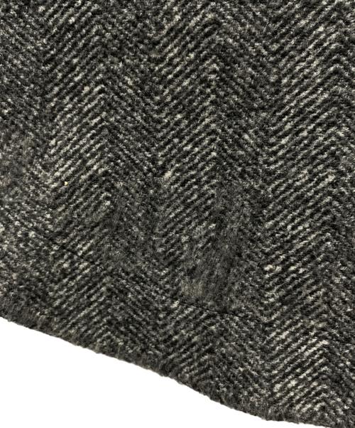 Spick and Span（スピック＆スパン）Spick and Span (スピックアンドスパン) Wスライバーヘリンボーンボリュームコート グレー サイズ:38の古着・服飾アイテム
