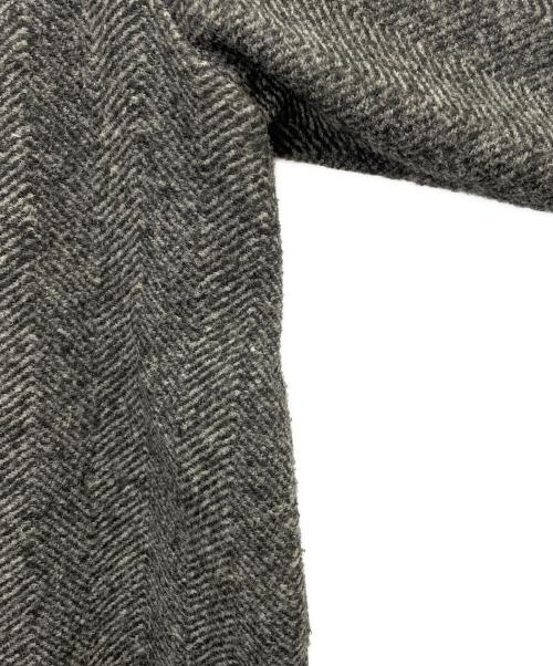 Spick and Span（スピック＆スパン）Spick and Span (スピックアンドスパン) Wスライバーヘリンボーンボリュームコート グレー サイズ:38の古着・服飾アイテム
