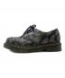 Dr.Martens (ドクターマーチン) Distorted Leopard Black Smooth 3 EYE SHOE ブラック サイズ:23㎝：9000円