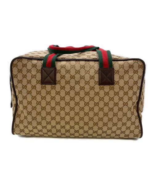 GUCCI（グッチ）GUCCI (グッチ) ボストンバッグ ベージュの古着・服飾アイテム