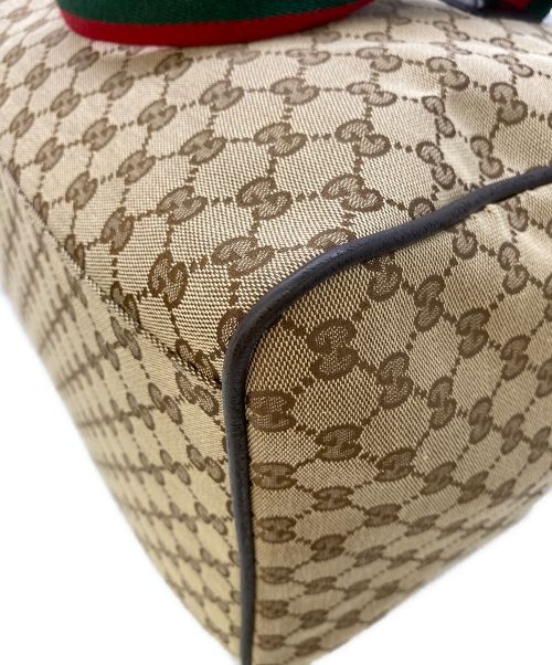 GUCCI（グッチ）GUCCI (グッチ) ボストンバッグ ベージュの古着・服飾アイテム