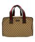 GUCCI（グッチ）の古着「ボストンバッグ」｜ベージュ