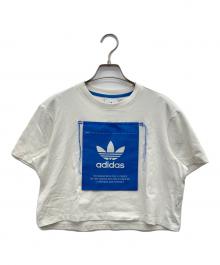 adidas Originals（アディダスオリジナル）の古着「 オリジナルス ラベル 半袖Tシャツ」｜ホワイト