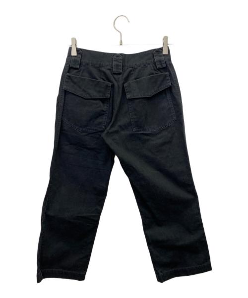 YOHJI YAMAMOTO（ヨウジヤマモト）YOHJI YAMAMOTO (ヨウジヤマモト) コットンバッグフラップパンツ ブラック サイズ:2の古着・服飾アイテム