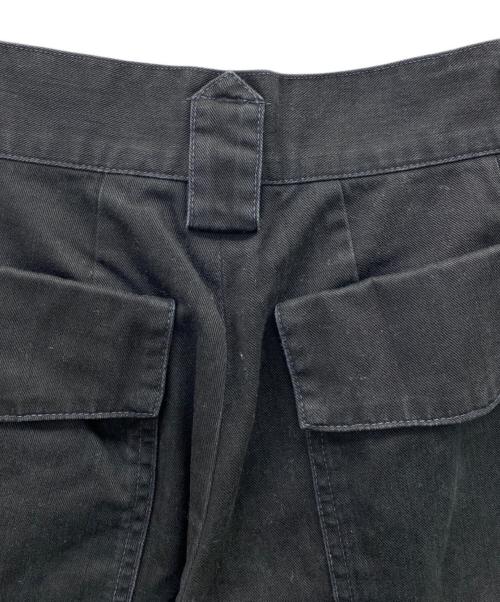 YOHJI YAMAMOTO（ヨウジヤマモト）YOHJI YAMAMOTO (ヨウジヤマモト) コットンバッグフラップパンツ ブラック サイズ:2の古着・服飾アイテム