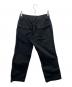 YOHJI YAMAMOTO (ヨウジヤマモト) コットンバッグフラップパンツ ブラック サイズ:2：10000円