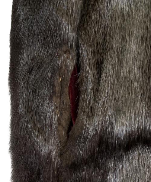 AMERIMINK（アメリミンク）AMERIMINK (アメリミンク) ミンクコート ブラック サイズ:13の古着・服飾アイテム