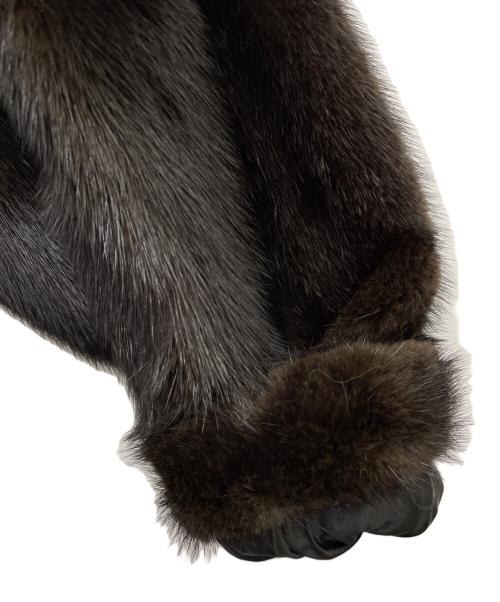 AMERIMINK（アメリミンク）AMERIMINK (アメリミンク) ミンクコート ブラック サイズ:13の古着・服飾アイテム