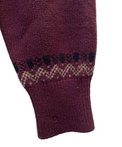 HERILL（ヘリル）HERILL (ヘリル) black sheep rag  swether パープルの古着・服飾アイテム