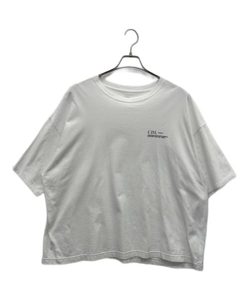 CDL（シーディーエル）CDL (シーディーエル) 半袖カットソー ホワイト サイズ:Ｌの古着・服飾アイテム