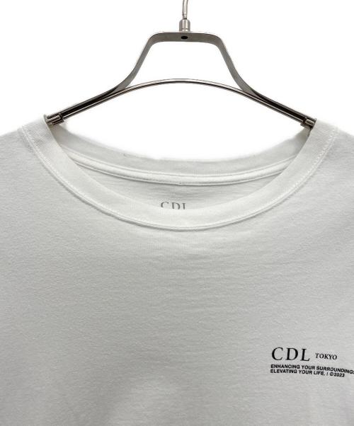 CDL（シーディーエル）CDL (シーディーエル) 半袖カットソー ホワイト サイズ:Ｌの古着・服飾アイテム