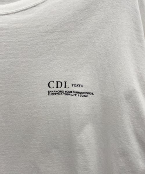 CDL（シーディーエル）CDL (シーディーエル) 半袖カットソー ホワイト サイズ:Ｌの古着・服飾アイテム