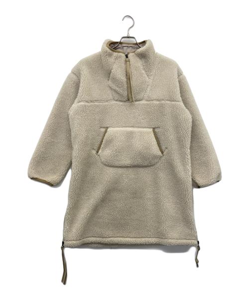 Manastash（マナスタッシュ）Manastash (マナスタッシュ) シールアノラック　ボアコート ホワイト サイズ:Mの古着・服飾アイテム