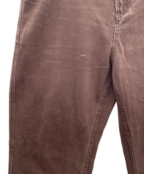 PASSPORT（パスポート）PASSPORT (パスポート) デニムパンツ ブラウン サイズ:36の古着・服飾アイテム