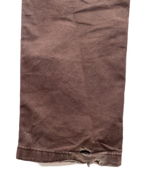 PASSPORT（パスポート）PASSPORT (パスポート) デニムパンツ ブラウン サイズ:36の古着・服飾アイテム