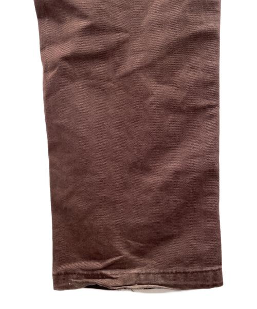 PASSPORT（パスポート）PASSPORT (パスポート) デニムパンツ ブラウン サイズ:36の古着・服飾アイテム