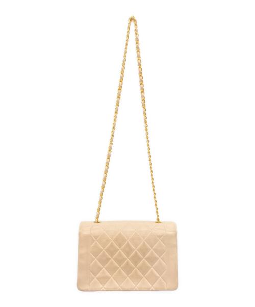 CHANEL（シャネル）CHANEL (シャネル) ダイアナチェーンショルダーバッグ ベージュの古着・服飾アイテム