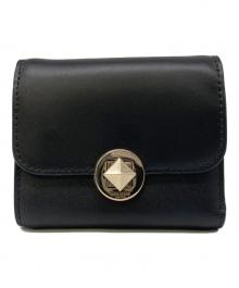 Kate Spade（ケイトスペード）の古着「3つ折り財布」｜ブラック